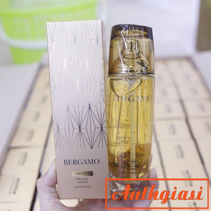 Serum dưỡng trắng ⚡CAO CẤP⚡ tinh chất Bergamo White Vita / 24K Gold Luminant Essence căng mịn da 110ml | BigBuy360 - bigbuy360.vn