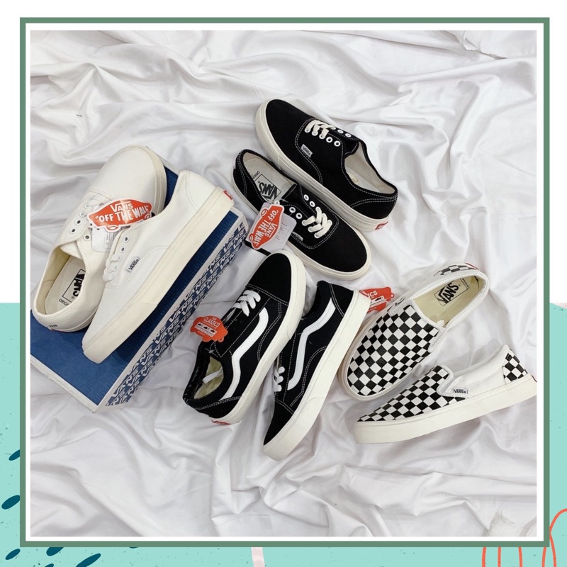 - GIÀY V OLD SKOOL - Full Box + Giấy Gói