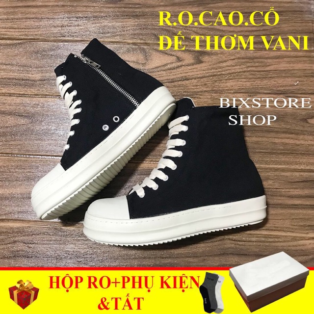 GIÀY RO đế thơm hương vani full nam nữ(tặng hộp+phụ kiện+tất)