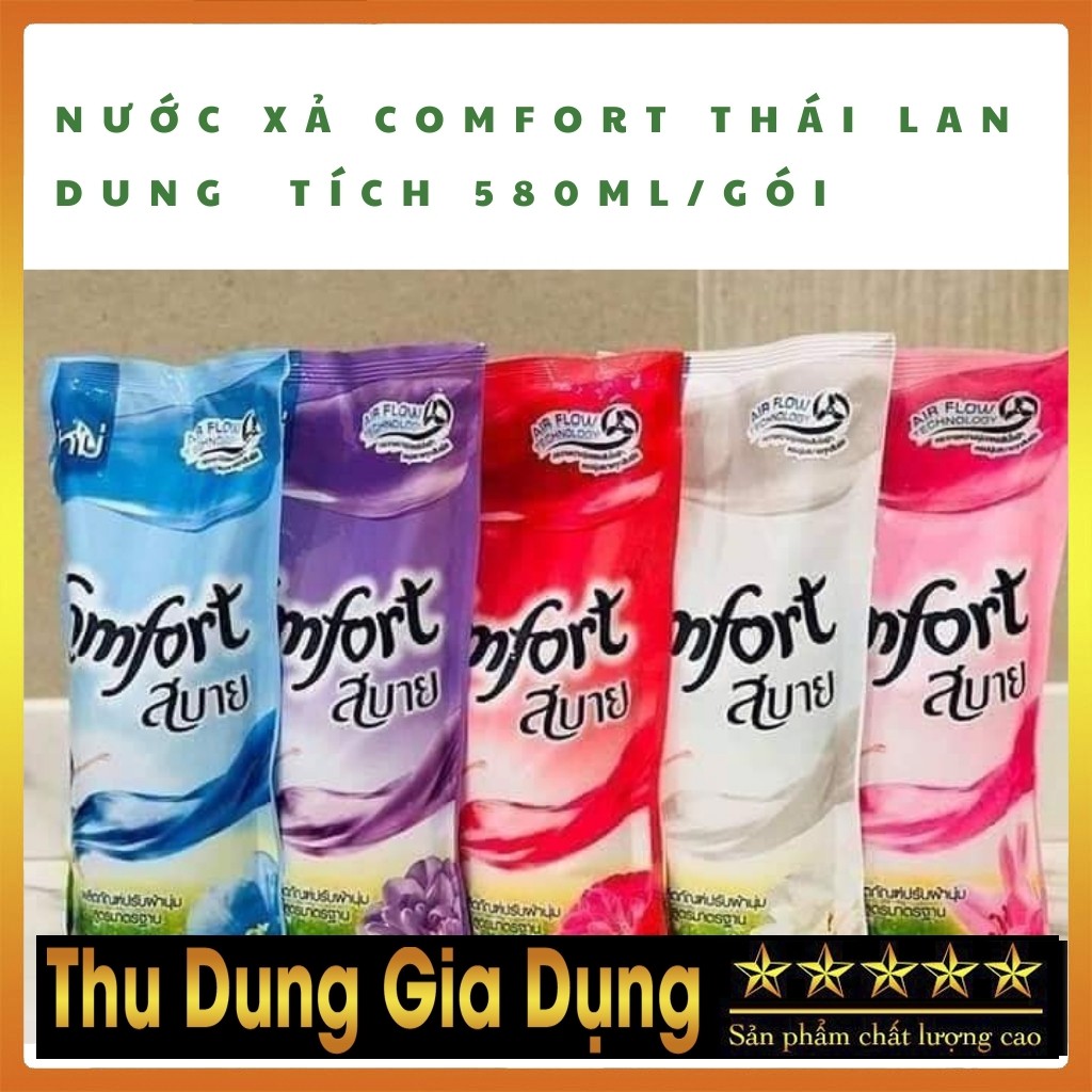 Nước xả vải Thái Lan dung tích 580ml, đậm đặc, mềm vải, thơm lâu, an toàn cho trẻ em được chọn màu