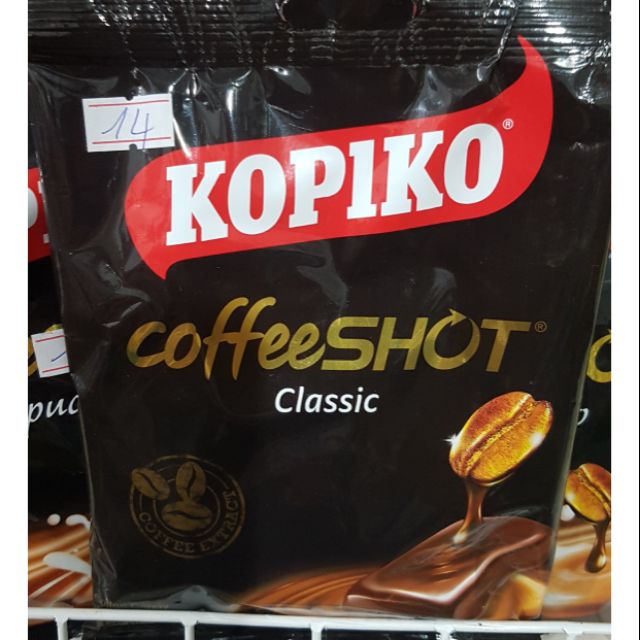 KẸO CÀ PHÊ KOPIKO COFFEESHOT 150G