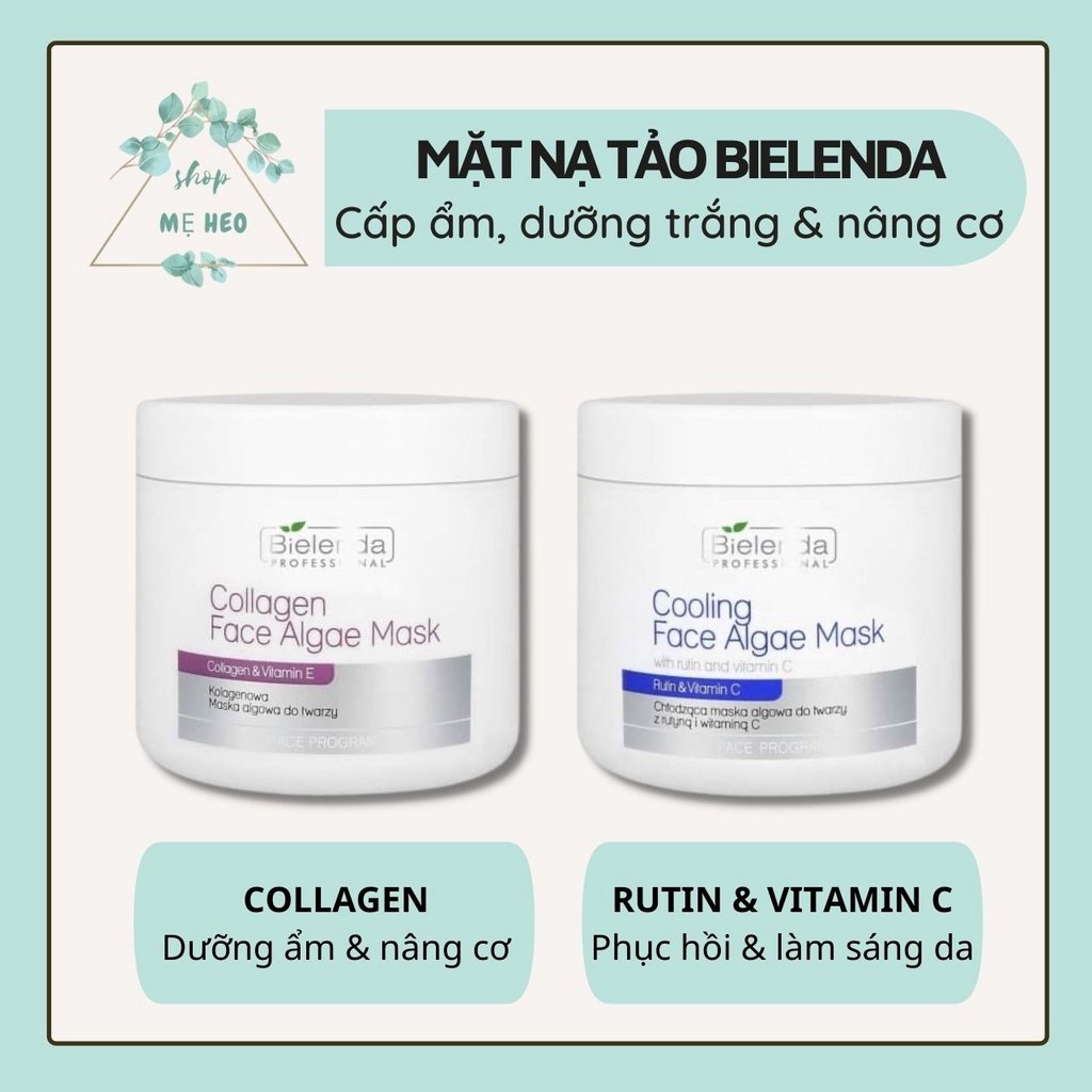 Mặt nạ tảo nâu Bielenda Professional dưỡng ẩm, nâng cơ &amp; chăm sóc toàn diện cho da 190g