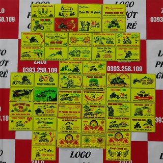 50 LOGO PHƯỢT PHẢN QUANG TEN PHƯỢT ĐẸP CHỐNG NƯỚC