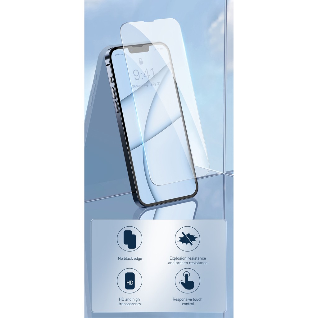 Kính Cường Lực Bảo Vệ Màn Hình Cho iPhone 13 Pro Max Tempered Glass Screen Protector iPhone 12 Pro Max XS MAX X XR 6 6S 7 8 Plus 12 13 Mini