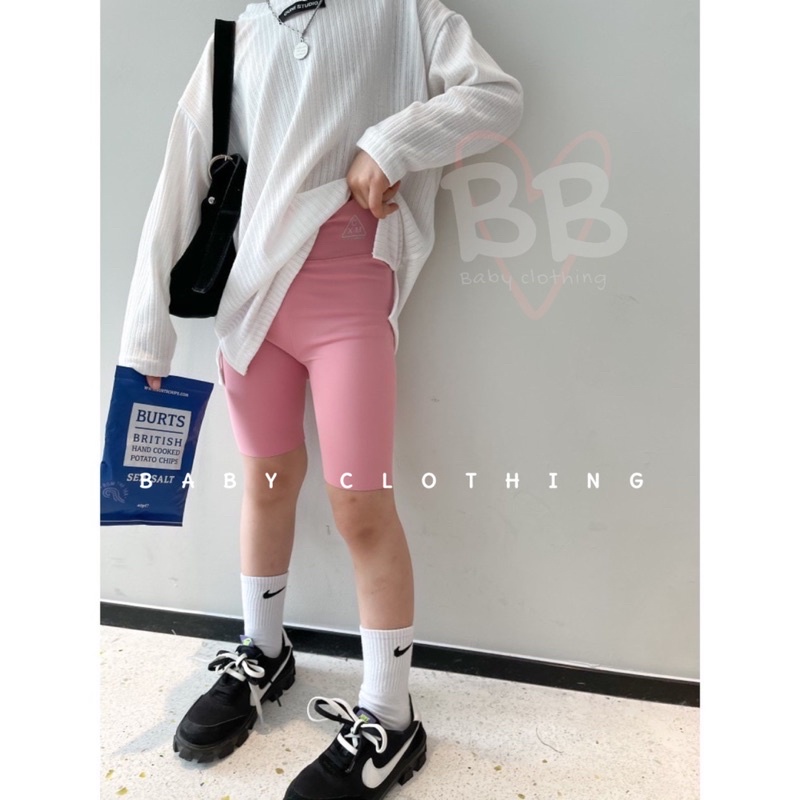 Quần legging lửng cho bé gái chất thun mát dáng thể thao cực đẹp mẫu hot nhât hè 2021 (hàng Quảng Châu cao cấp)