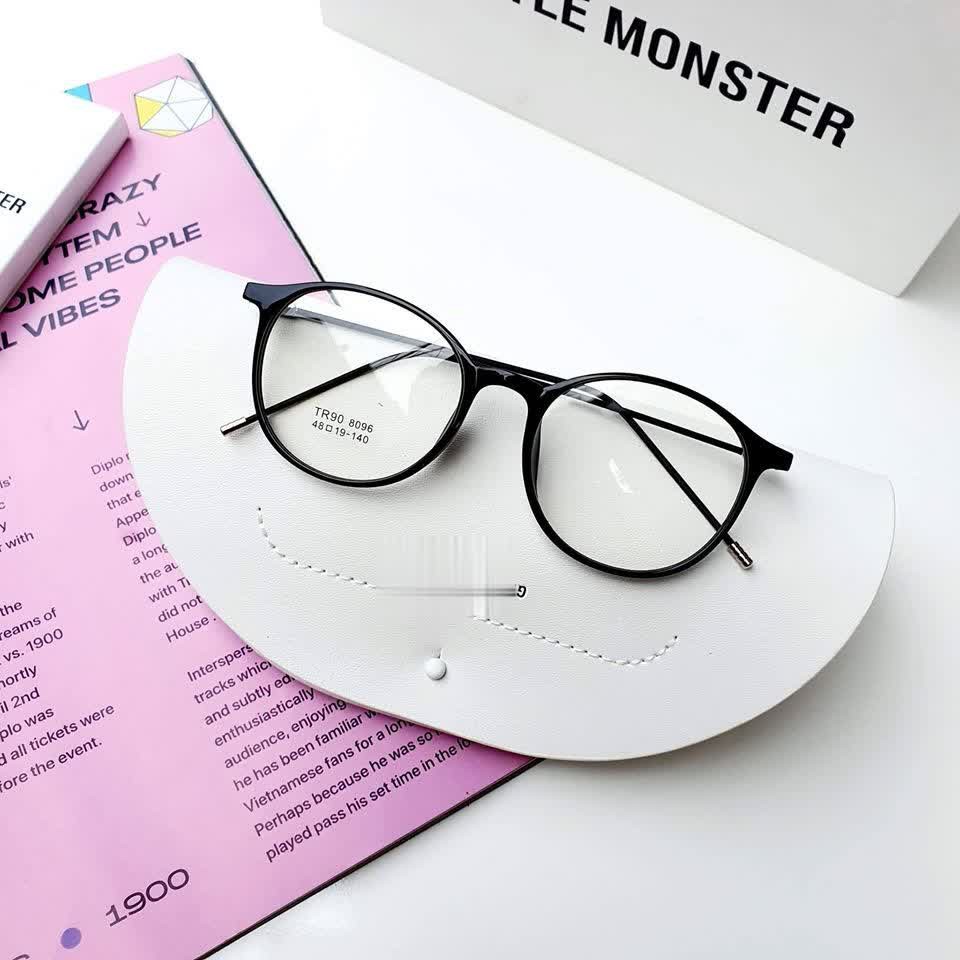 Kính Cận/0 độ Nhựa Mắt Tròn xoe