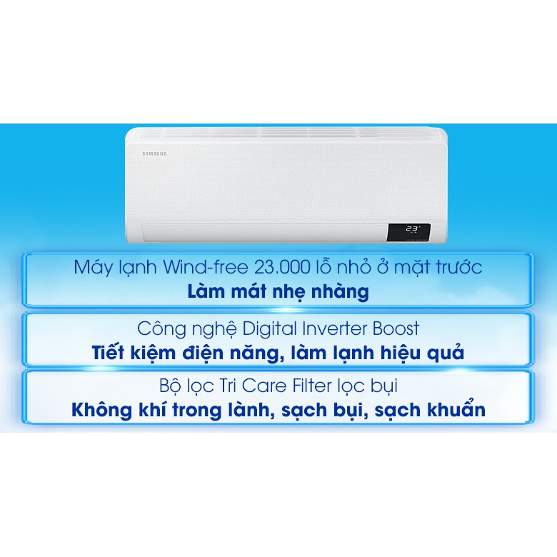 Máy lạnh Samsung Wind-Free Inverter 1 HP AR10TYGCDWKN/SV (Miễn phí giao tại HCM-ngoài tỉnh liên hệ shop)