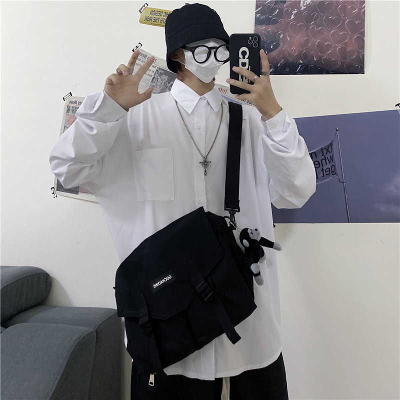 Túi đeo chéo màu trơn thời trang Hàn Quốc đa năng trẻ trung | BigBuy360 - bigbuy360.vn