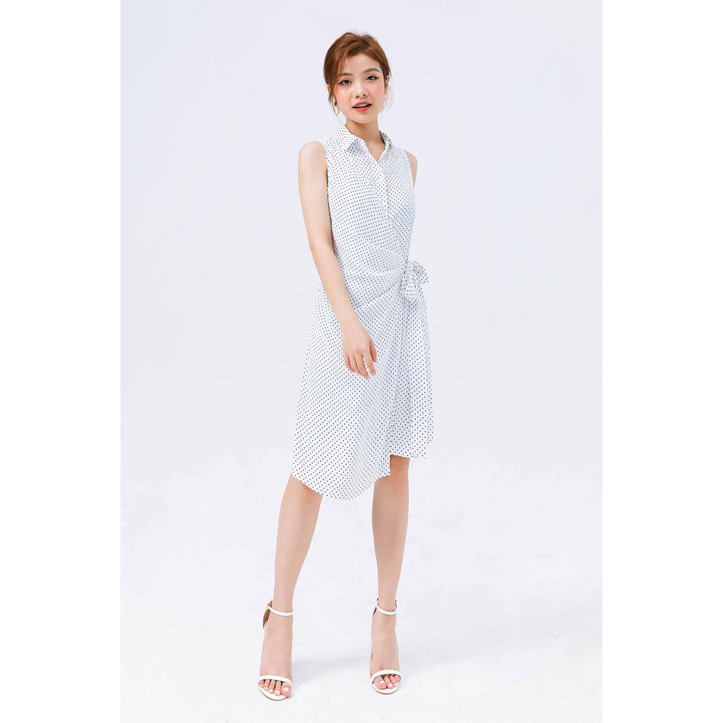 Đầm VIENNE TRAN Sát Nách Vạt Phủ V63R21H003