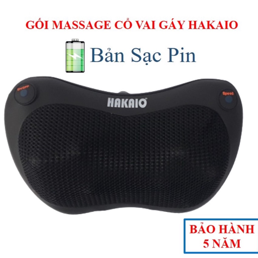 Gối Massage OCHIWA sạc pin Bảo hành 5 NĂM mát xa Vai Gáy 8 Bi Hồng Ngoại Công Nghệ Nhật Bản Cao Cấp