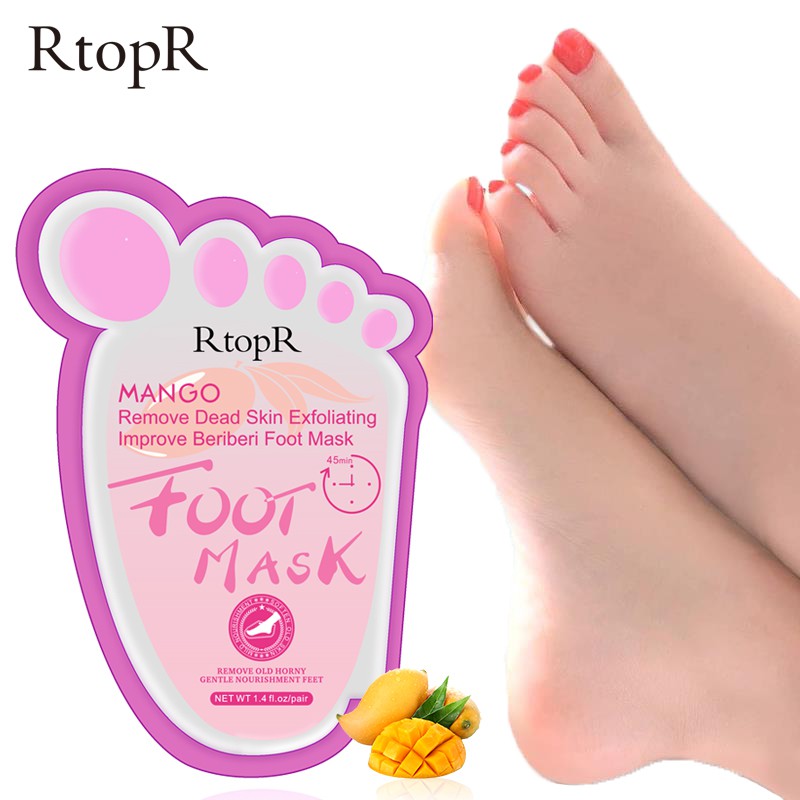 Cặp Mặt Nạ Tẩy Tế Bào Chết RtopR Dưỡng Ẩm Làm Trắng Da Chân Chiết Xuất 100% Tự Nhiên Hỗ Trợ Làm Sáng Da Chân | BigBuy360 - bigbuy360.vn