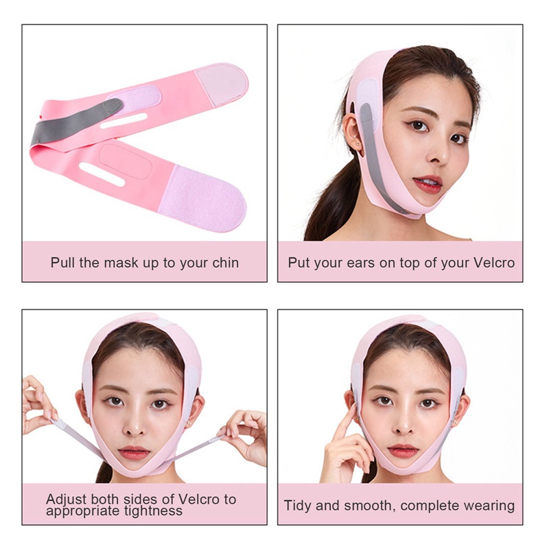 Đai Đeo Nâng Cơ Mặt Tạo Cằm V-Line Chống Nếp Nhăn