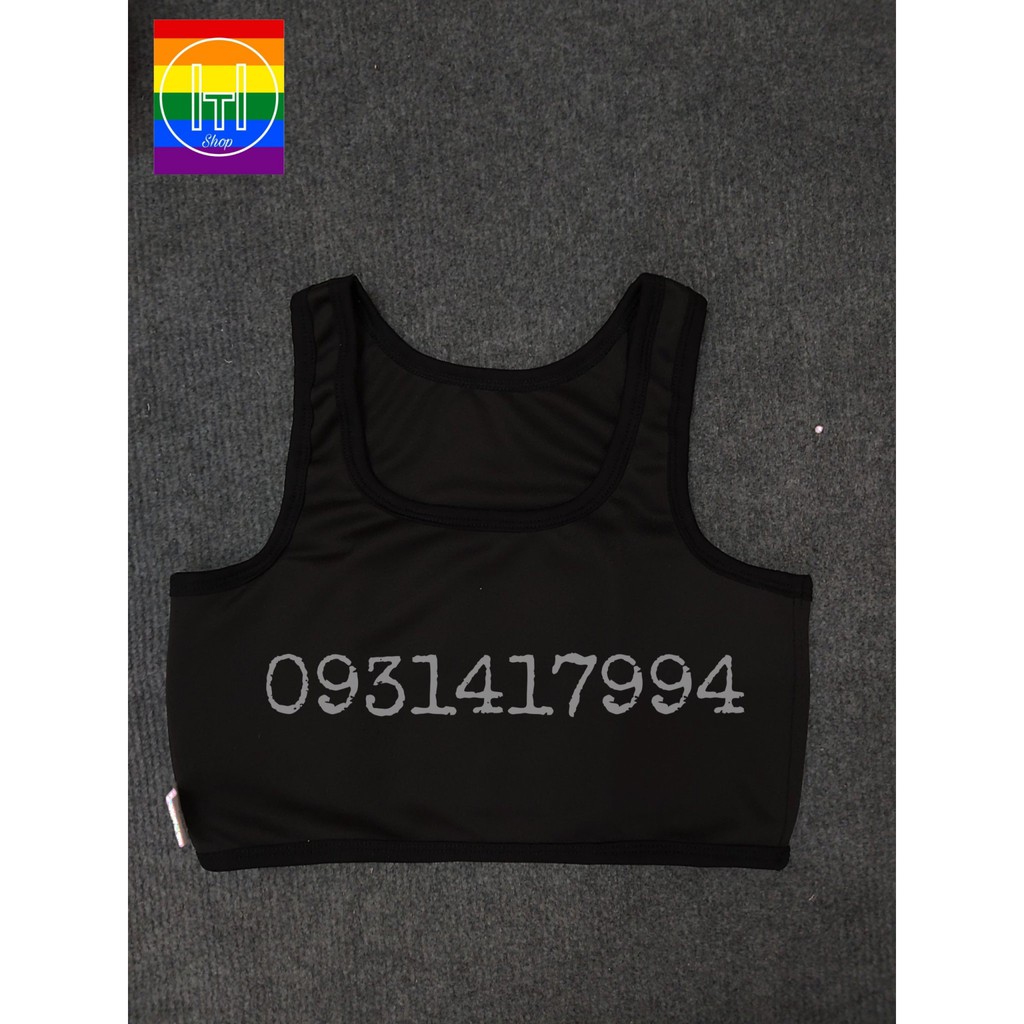 Áo nịt ngực ngắn dạng tròng  - Sản phẩm chuyên dùng cho Tomboy, Transguy