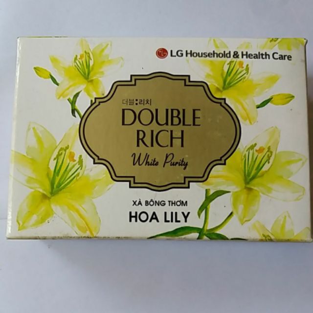 Xà bông thơm Double rich 90g hương hoa iris. | BigBuy360 - bigbuy360.vn