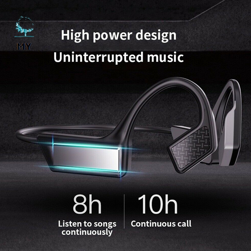 Wireless Bluetooth 5.0 Headset Bone Conduction Sport Headphone Earphone Running