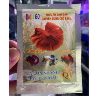 Cám Betta Go chuyên dùng cho cá Betta, kích màu và bổ sung dinh dưỡng