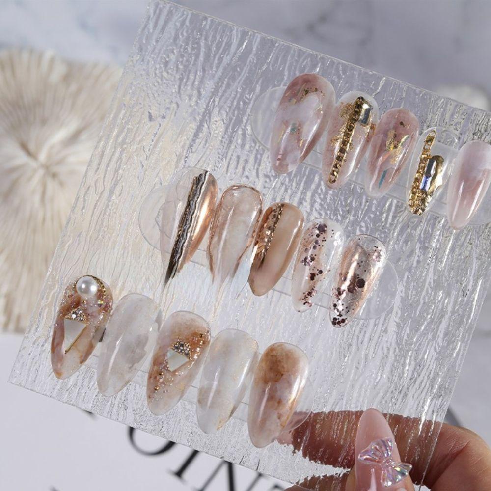 QQMALL Giá Đỡ Trưng Bày Móng Tay Bằng Đá Dùng Trưng Bày Tiện Dụng