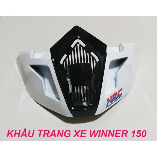 Khẩu trang winner lắp xe máy và xe điện