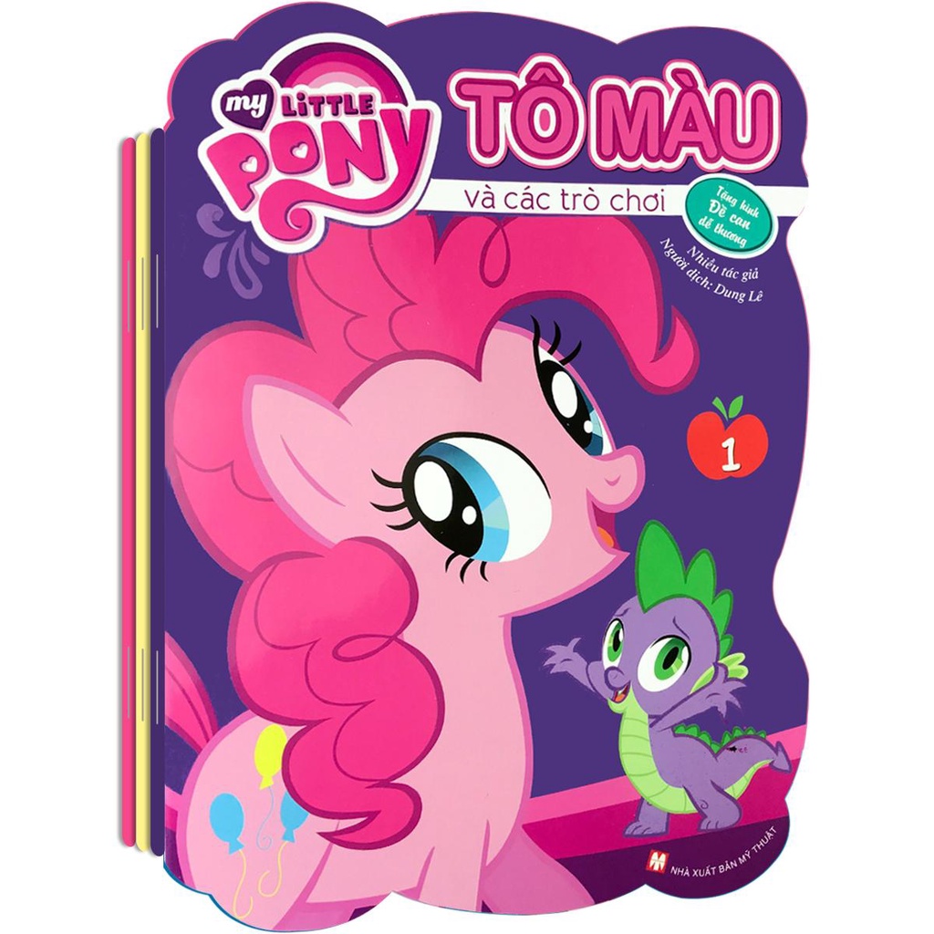 Sách - My Little Pony - Tô Màu Và Các Trò Chơi - Bộ 3 quyển (Cho bé 2-6 tuổi) (Tặng hình đề can dễ thương)