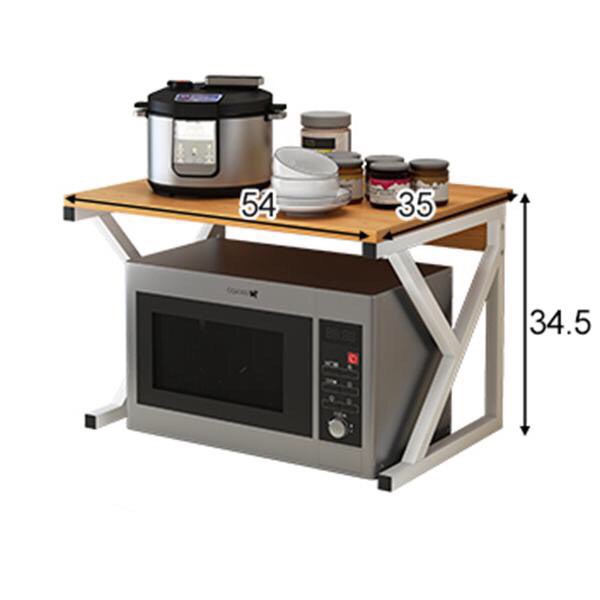 Kệ để lò vi sóng khung sắt, kệ lò nướng loại bé 2 tầng - GM02