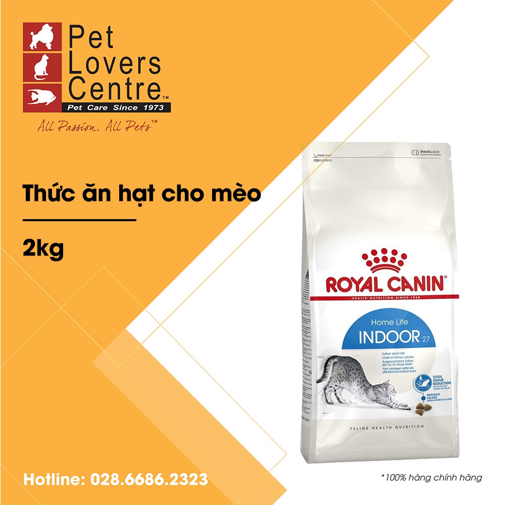 THỨC ĂN HẠT CHO MÈO ROYAL CANIN INDOOR 2KG