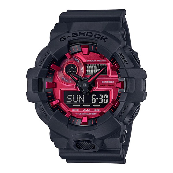 Đồng Hồ Nam Casio G-Shock GA-700AR-1ADR Chính Hãng - Dây Nhựa | G-Shock GA-700AR-1A Big Case