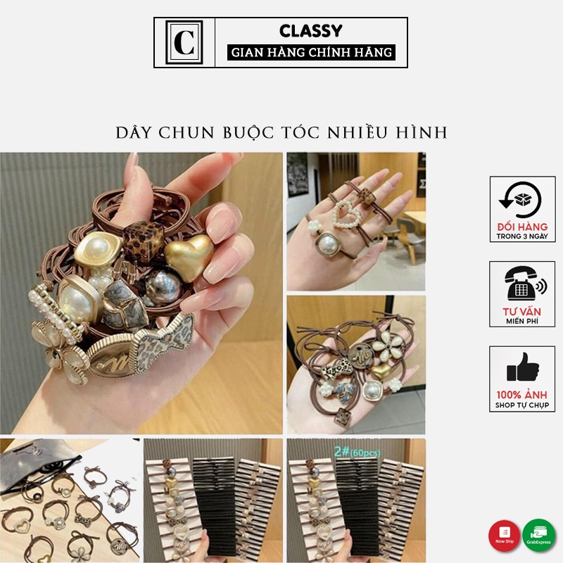 Dây Chun Buộc Tóc Nhiều Hình Dễ Thương, Đẹp, Giá Rẻ CLASSY STORE