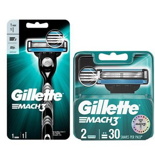  Combo Bộ Dao cạo râu Gillette Mach 3 và lưỡi dao Mach 3