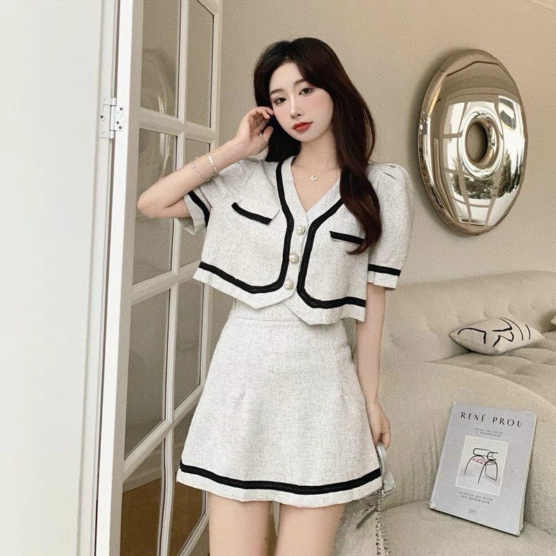 : Set dạ Tweed xinh xẻo siêu hot Lolla Fashion