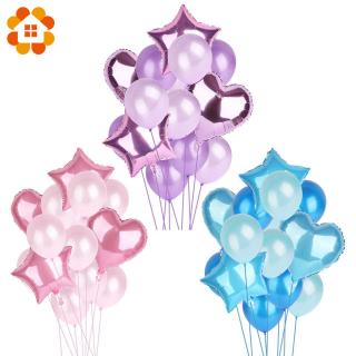 Set 14 Bong Bóng 12 "18" Trang Trí Tiệc