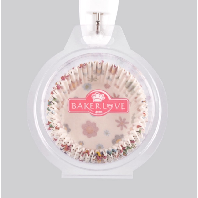 Ly Giấy Cupcake Chống Dính 50 Miếng Nướng Bánh Mufin, Cupcake Không Cần Khuôn – Giao 1 Set Màu Và Họa Tiết Ngẫu Nhiên