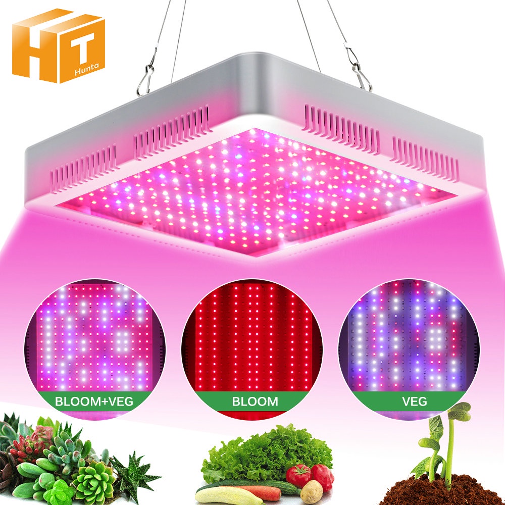 Đèn LED Kích Thích Tăng Trưởng 2000W UV Toàn Bộ&amp;Chip Hồng Ngoại Trồng Cây Thủy Canh Trong Nhà