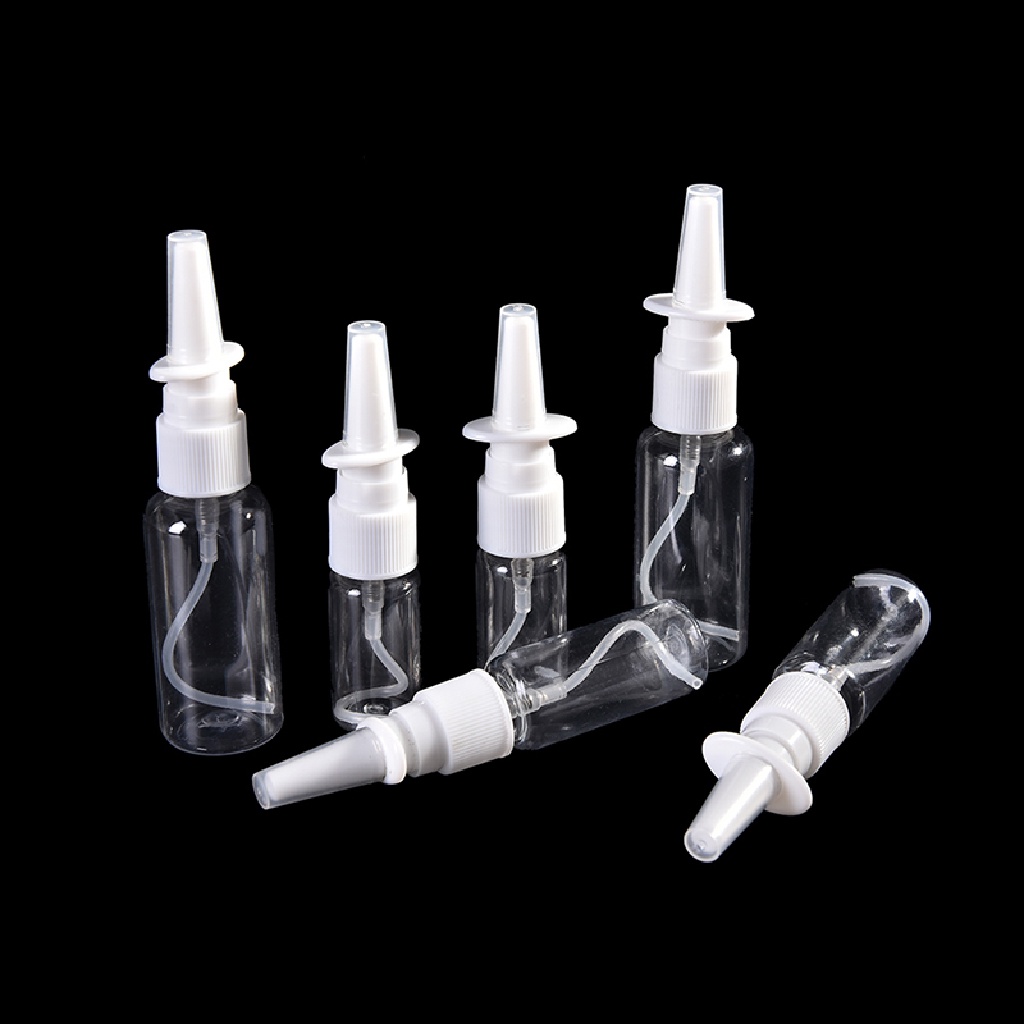 Bộ 2 Bình Xịt Mũi Bằng Nhựa Trong Suốt Đặc Biệt 10 / 20 / 30ml