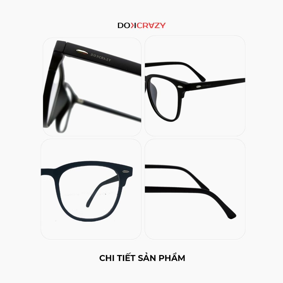 Gọng kính DOKCRAZY SINO nam nữ thời trang chất liệu cao cấp hot trend
