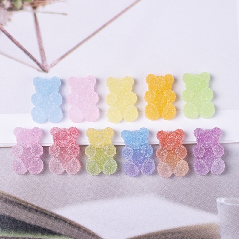 [ FREE SHIP] Charm kẹo dẻo phủ đường gấu Gummy bear