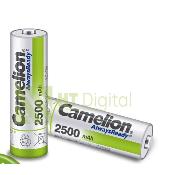 Pin sạc AAA Camelion 2500mAh, dùng cho chuột không dây, đồ chơi trẻ em, máy cạo râu, remote, micro(hàng chính hãng)