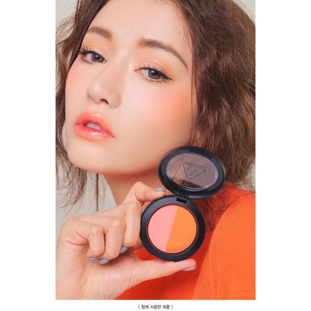  Phấn má hồng 2 màu 3CE Duo Color Face Blush