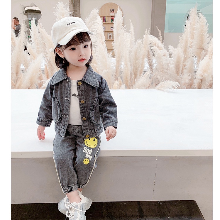 Set Jean cho bé gái Hinata BF44