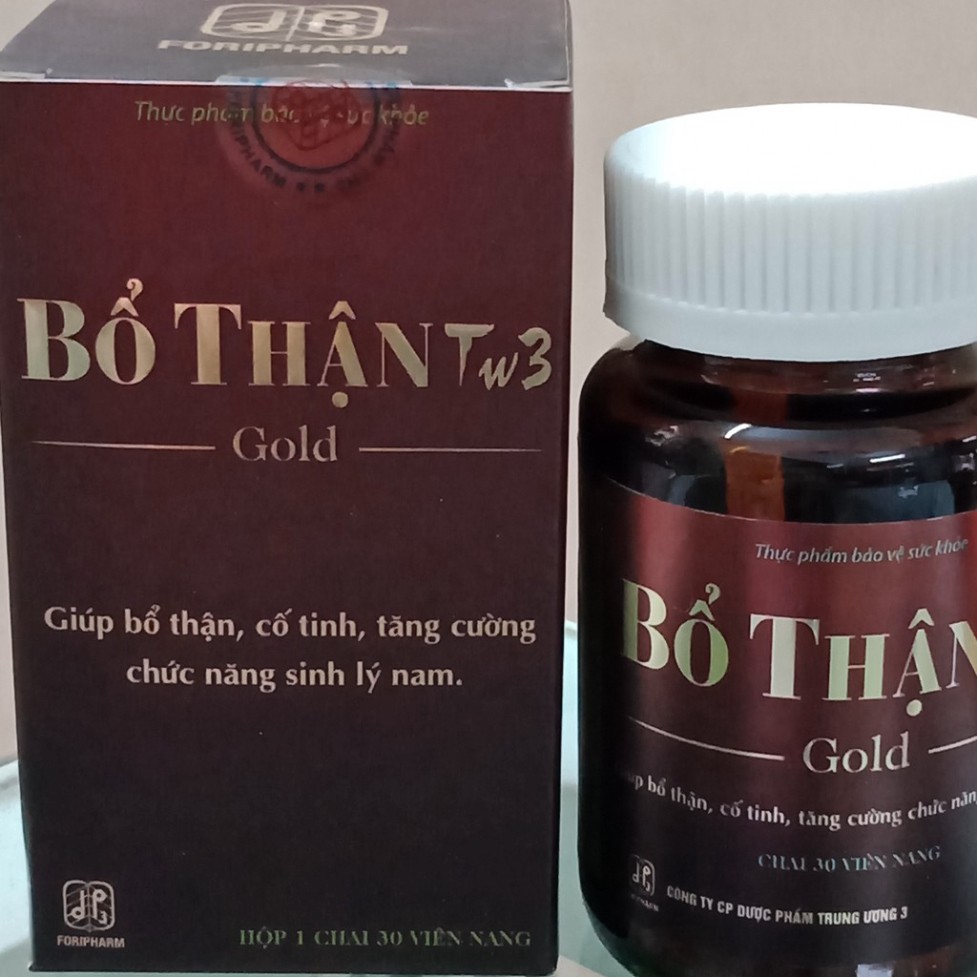 BỔ THẬN TW3 GOLD – Bổ Thận, tráng dương, Tăng Cường Sinh Lý Nam, ngăn xuất tinh sớm (30 viên)