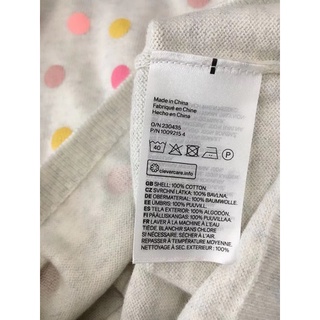 Áo len chấm bi 2-10y bé gái