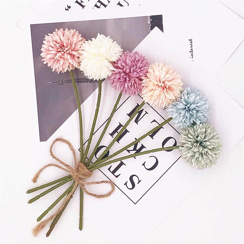 Bó Hoa Cẩm Tú Cầu Giả Bằng Lụa Dùng Trang Trí Nhà Cửa / Tiệc Cưới / Valentine