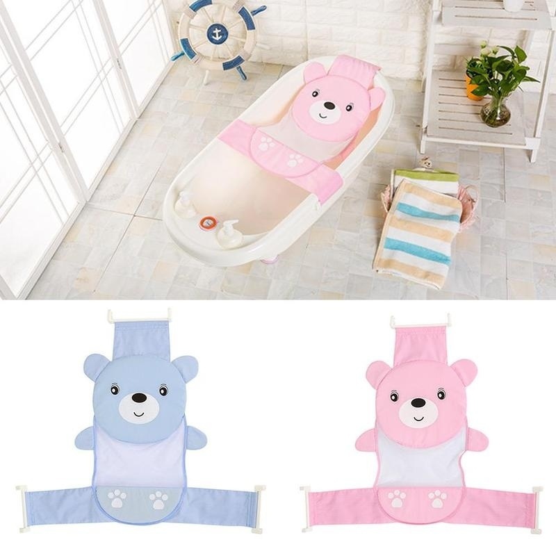 Lưới Tắm Hình Chữ T Họa Tiết Gấu Hoạt Hình Dễ Thương Cho Các Bé