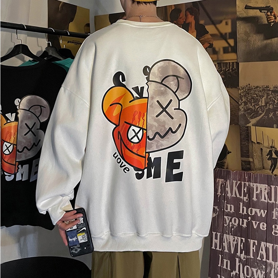 Áo Sweater Form Rộng PHONG SHOP Chuột SME Nỉ Bông Unisex Local Brand