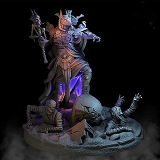 File in 3D mô hình The Pharaoh and Anubis