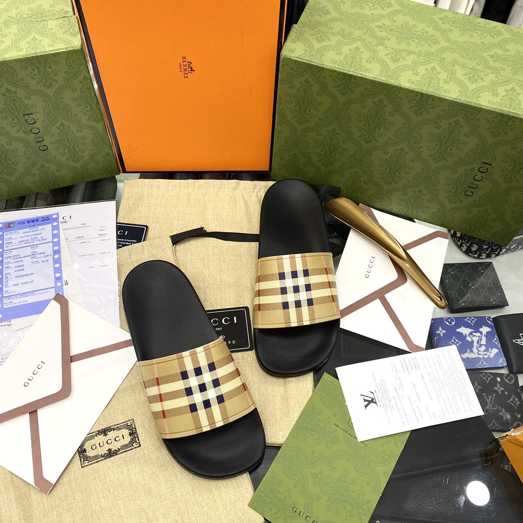 👟 HIGH FASHION👟 Dép lê quai ngang  siêu cấp G.C.C  FULLBOX các mẫu MLN size 38-43