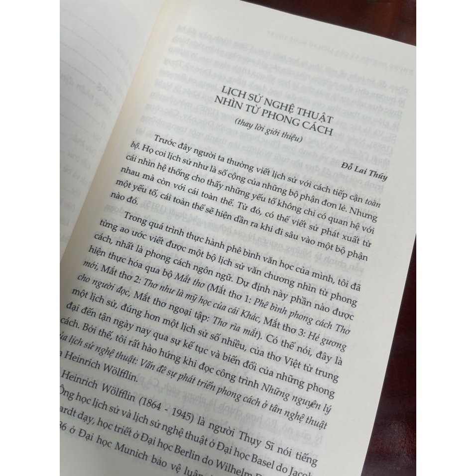 Những nguyên lý của lích sử nghệ thuật - Heinrich Wölfflin – Song Thủy Bookstore - Bình Book