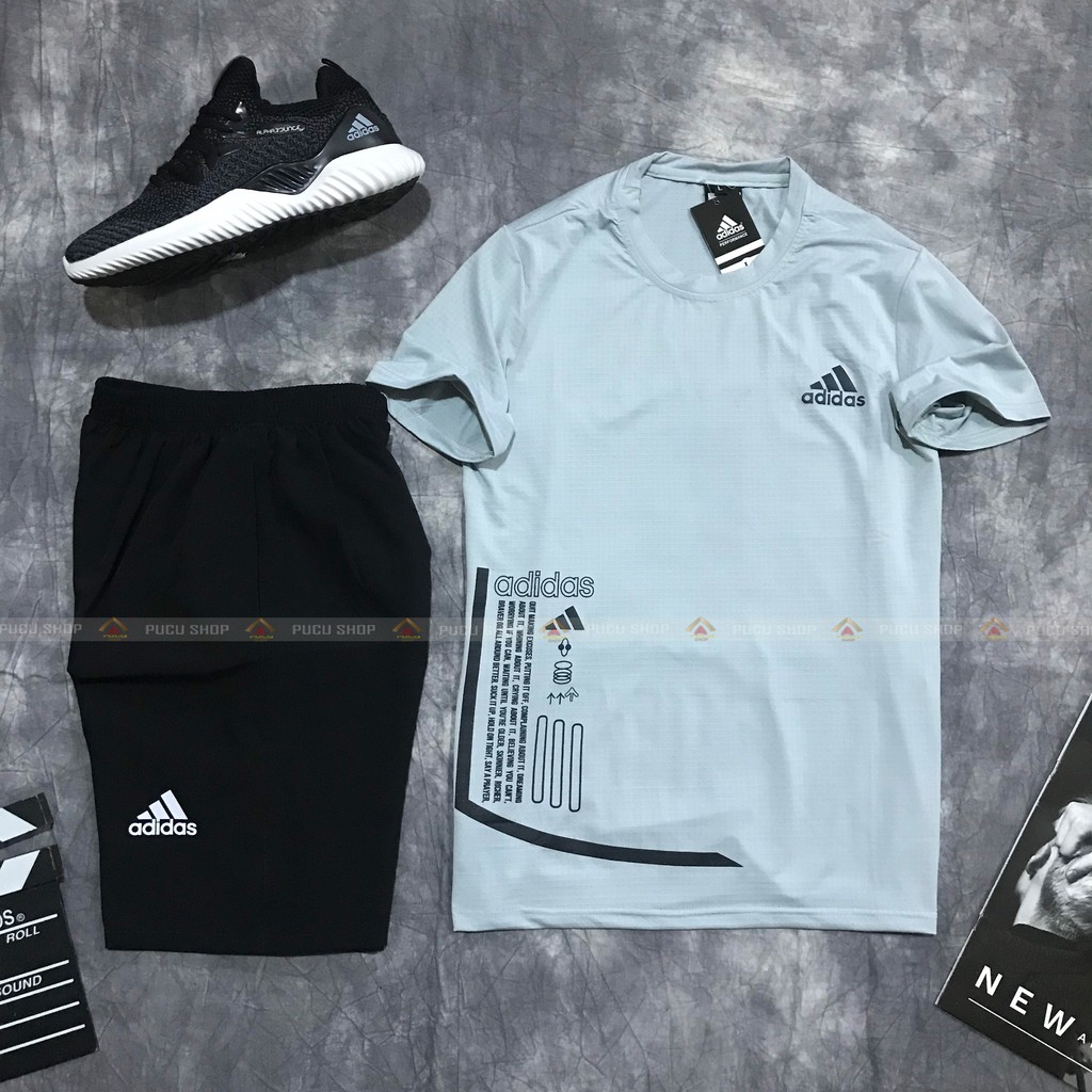 Bộ Quần Áo Thể Thao Nam Cổ Tròn Chất Vải Thun Lỗ Kim Thoáng Mát in hình sườn áo (Xăm H3) | BigBuy360 - bigbuy360.vn