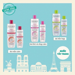 Nước tẩy trang evoluderm 250ml