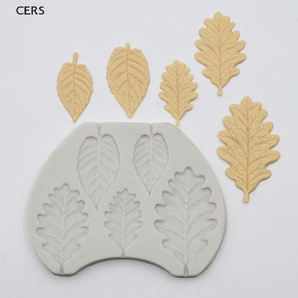 Khuôn Silicone Làm Bánh Hình Lá Cây Sồi Độc Đáo