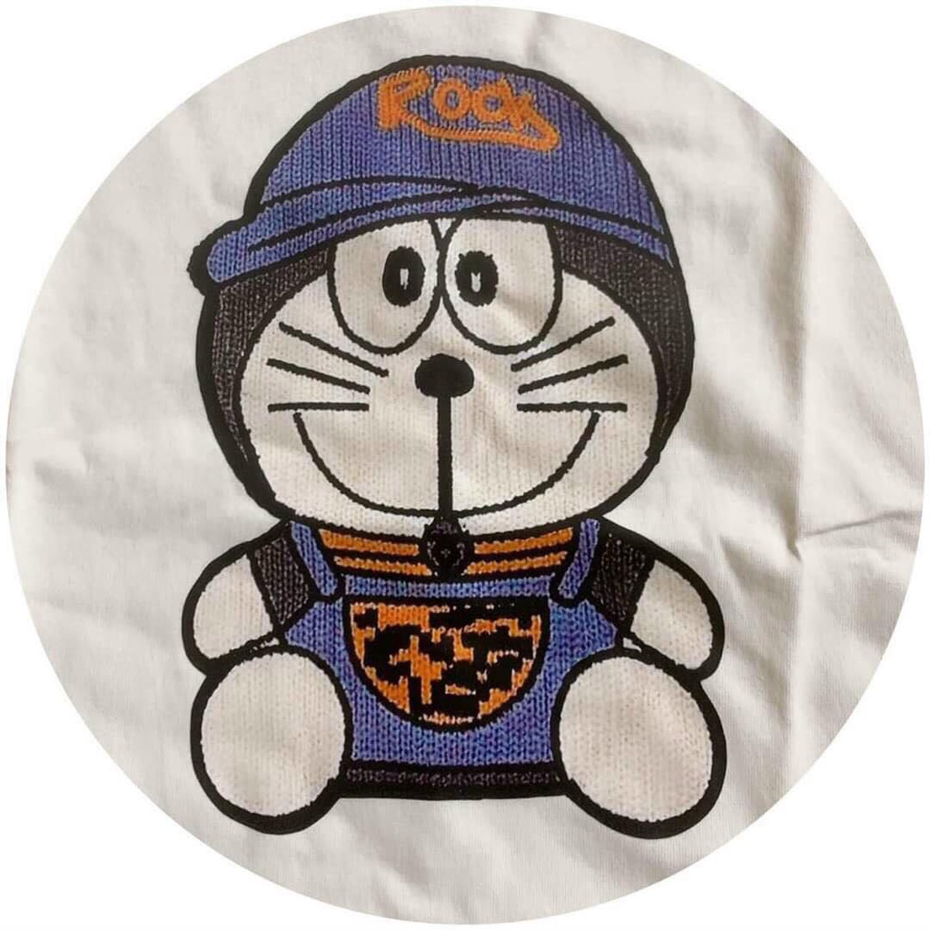 Áo Thun Tay Lỡ Nam Nữ Unisex ❤Áo Phông Cộc  In Hình Doremon Đáng Yêu- Zadola fashon